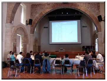 Mexican ornithologists discuss species’ vulnerability at a status assessment workshop at the Museo de las Aves in Saltillo, Coahuila in 2005 (photo Humberto Berlanga)